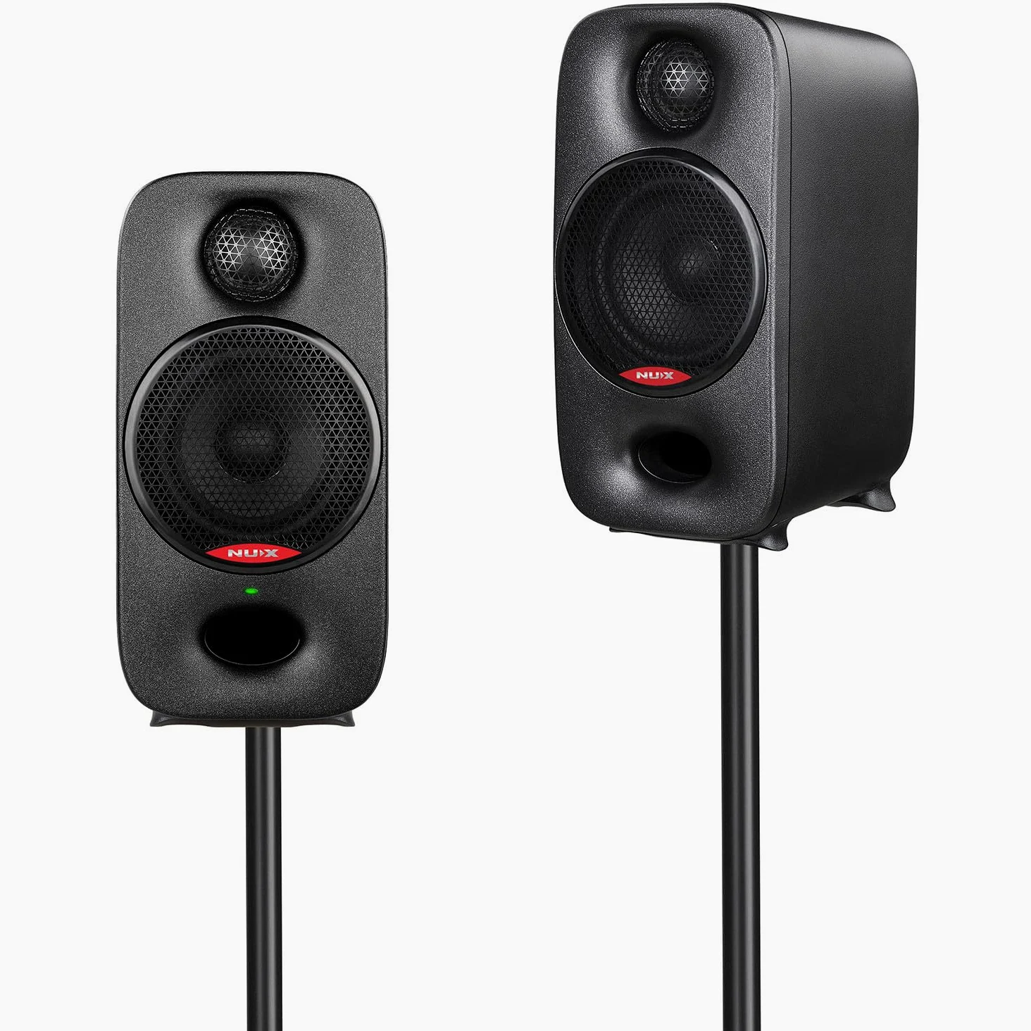Nu-X | Axon 3 Nearfield Moniteurs de Studio | Haut-parleurs compacts de qualité de référence pour Le mixage et la Surveillance | Bluetooth, Interface Audio USB-C, contrôle de pièce DSP