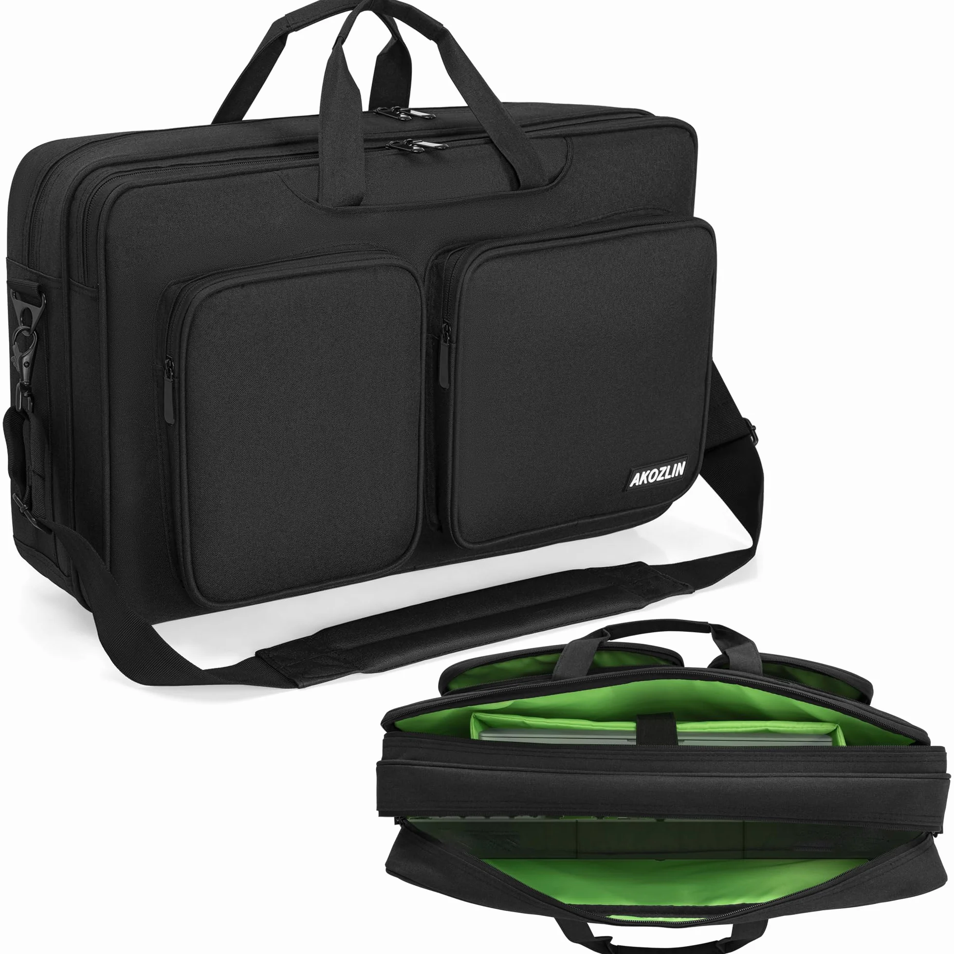 AKOZLIN Sacoche pour DJ, pour Pioneer DJ Lite DDJ-SB3/DDJ-SB2/DDJ-400/DDJ-RB, Organisateur pour contrôleur DJ, Sac de voyage pour contrôleur DJ, Sacoche de transport pour DJ avec bandoulière, FLX4