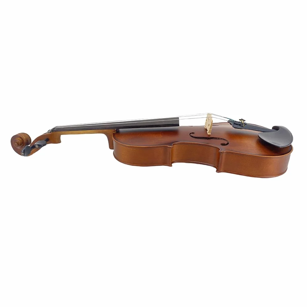 Yinfente Alto acoustique à 4 cordes de 39,4 cm pour étudiants, débutants, instrument d'alto complet professionnel fabriqué à la main avec étui, archet du Brésil, chiffon de nettoyage, chevalet, cordes
