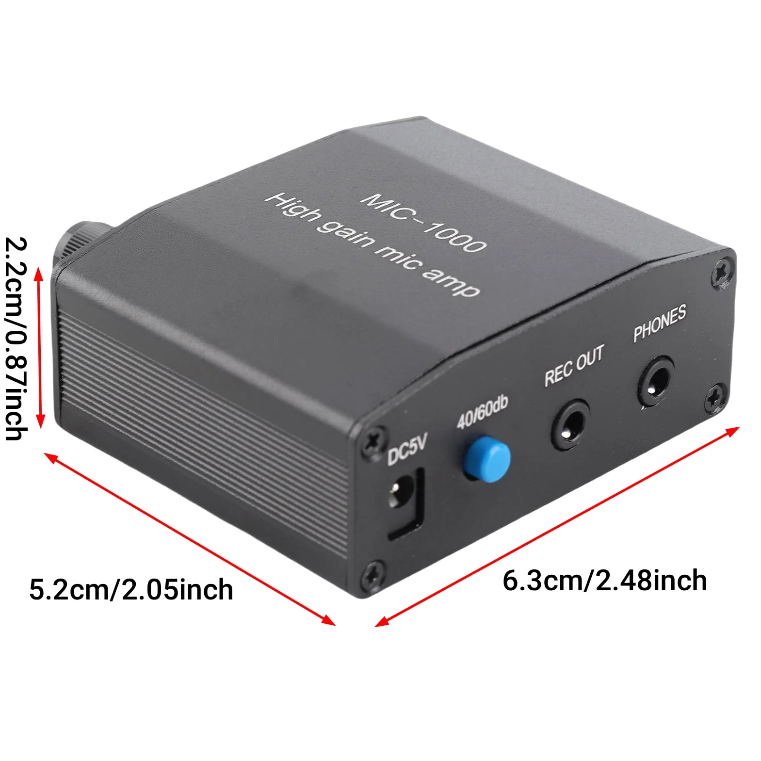 Amplificateur de Microphone Mic Préampli de Microphone Amplificateur Hautparleur Mélangeur Console Sonorisation pour Home Kit de Système D'amplificateur de Puissance