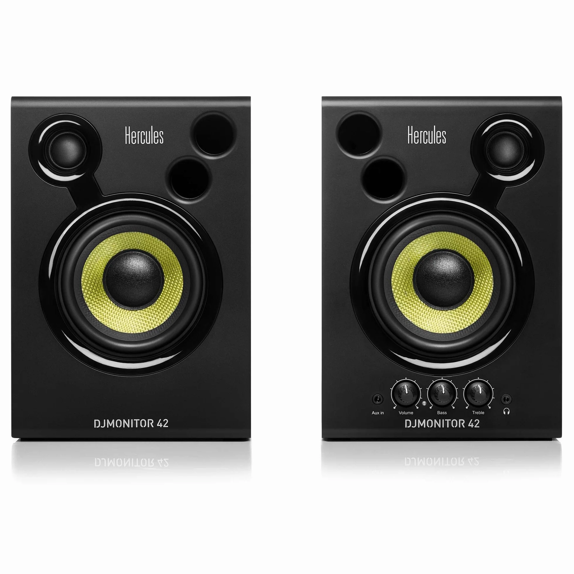 Hercules DJMonitor 42 - 2 enceintes de monitoring actives de 20 watts RMS
