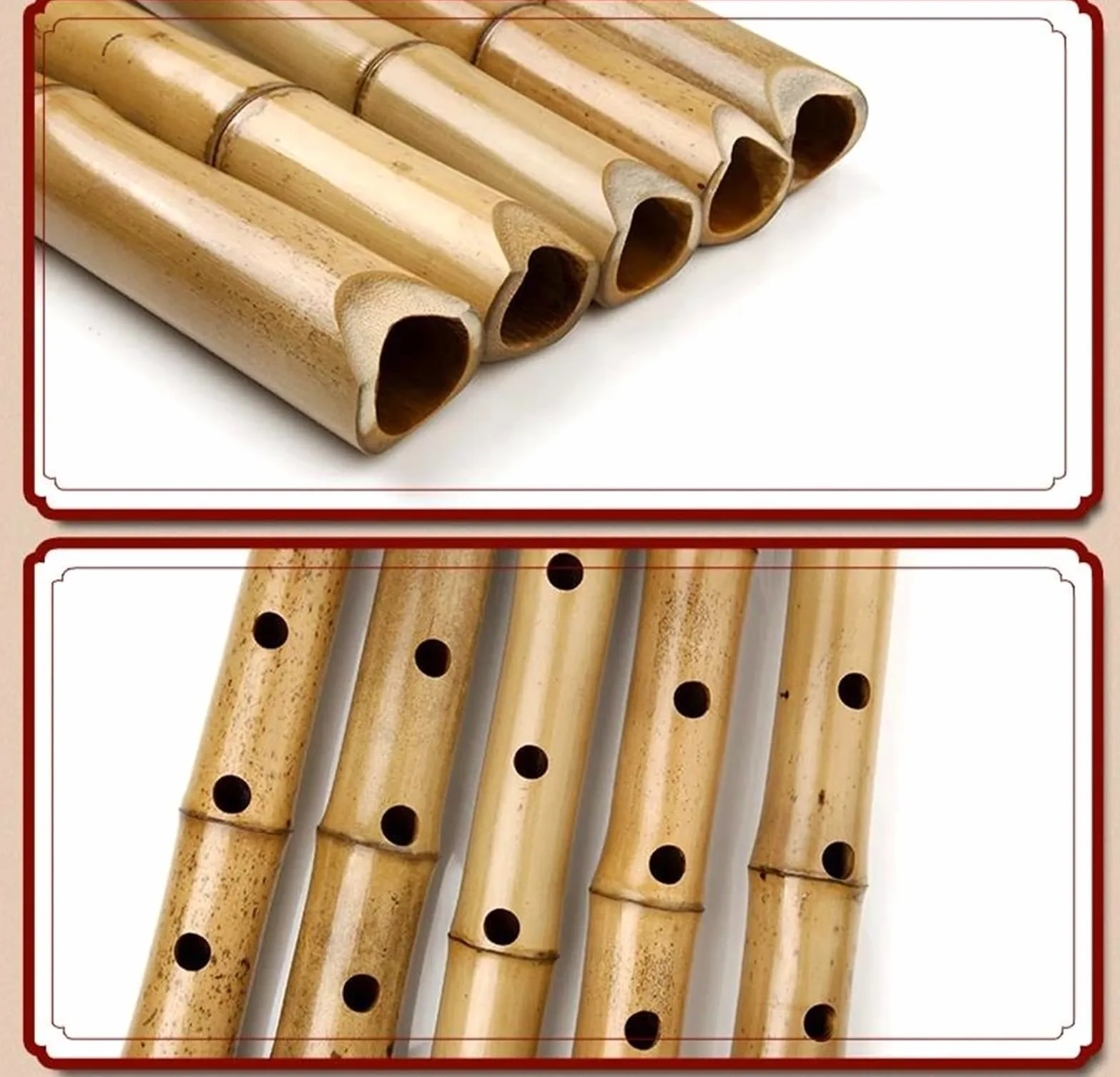 Flûte verticale en bambou à 5 trous 1.8 Shakuhachi instrument en bois ton D avec racine non Nanxiao Professionnelle Flûte Bambou