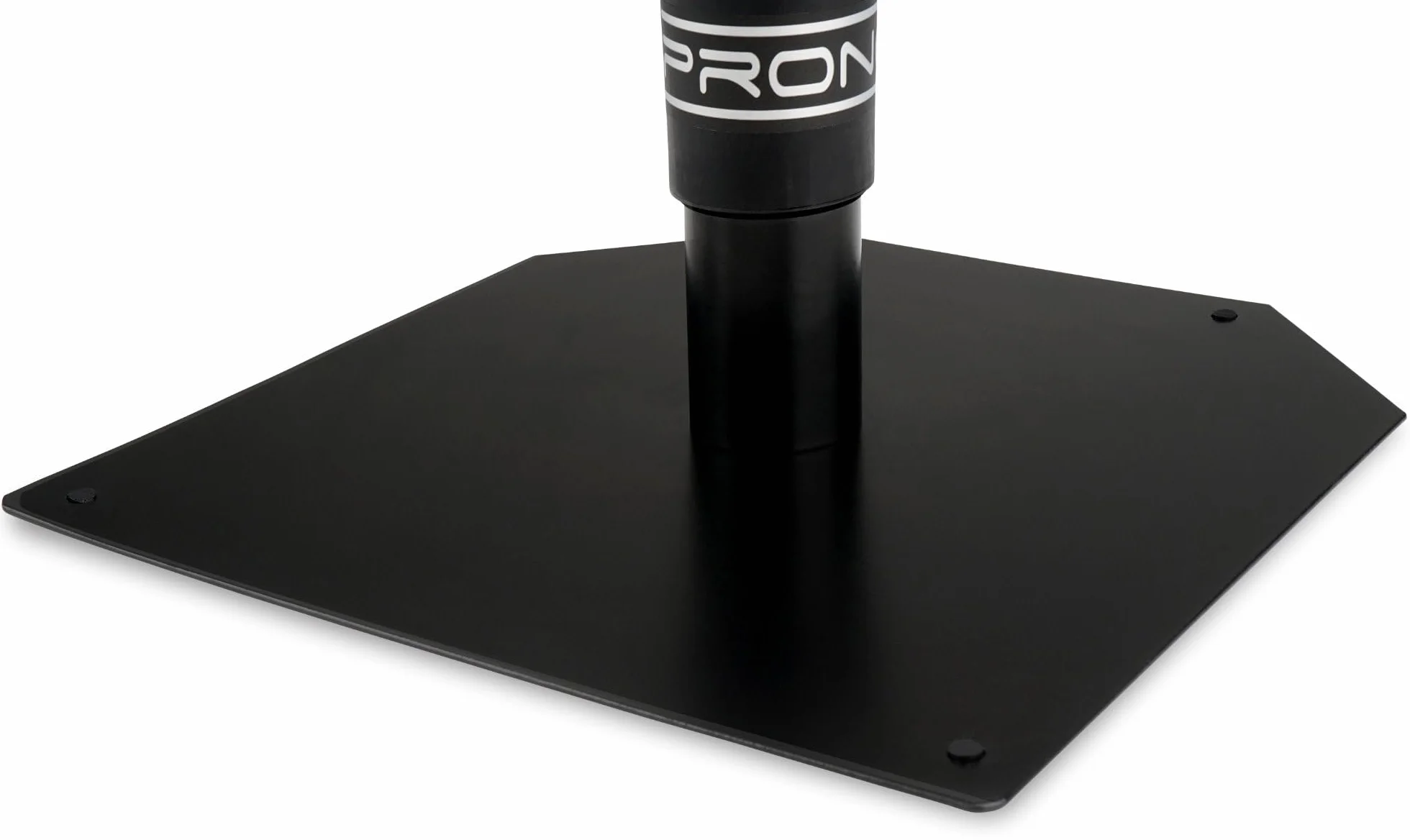 Pronomic SLS-15 Pieds de Table pour Moniteurs de Studio, 2 pieds stables, version basse, réglables 18,5-27,5 cm, surface avec bandes auto-agrippantes, couleur noire.