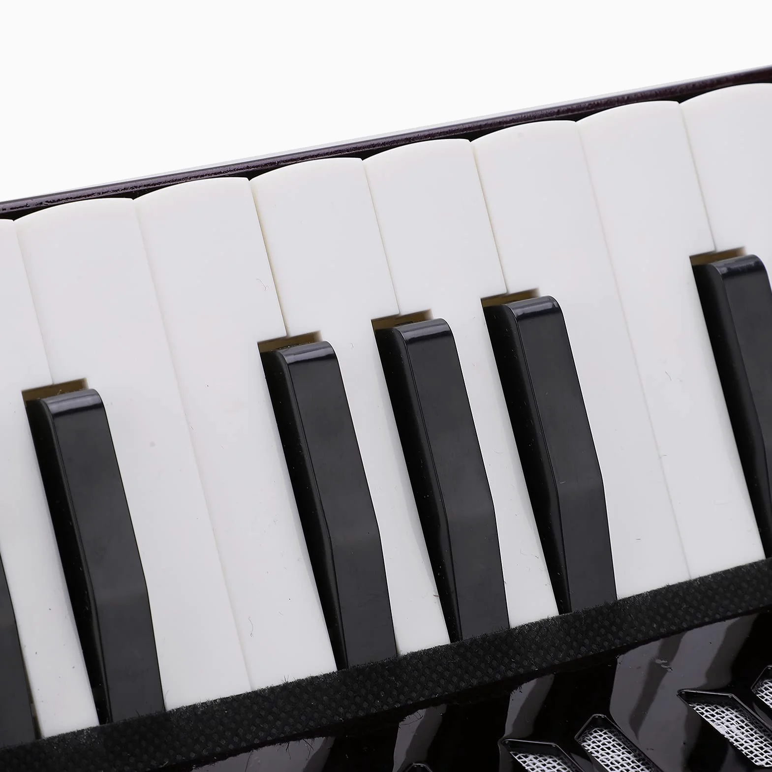 Accordéen, instrument de musique de qualité sonore douce 17 touches et 8 touches de basse facile à jouer pour la maison pour les débutants