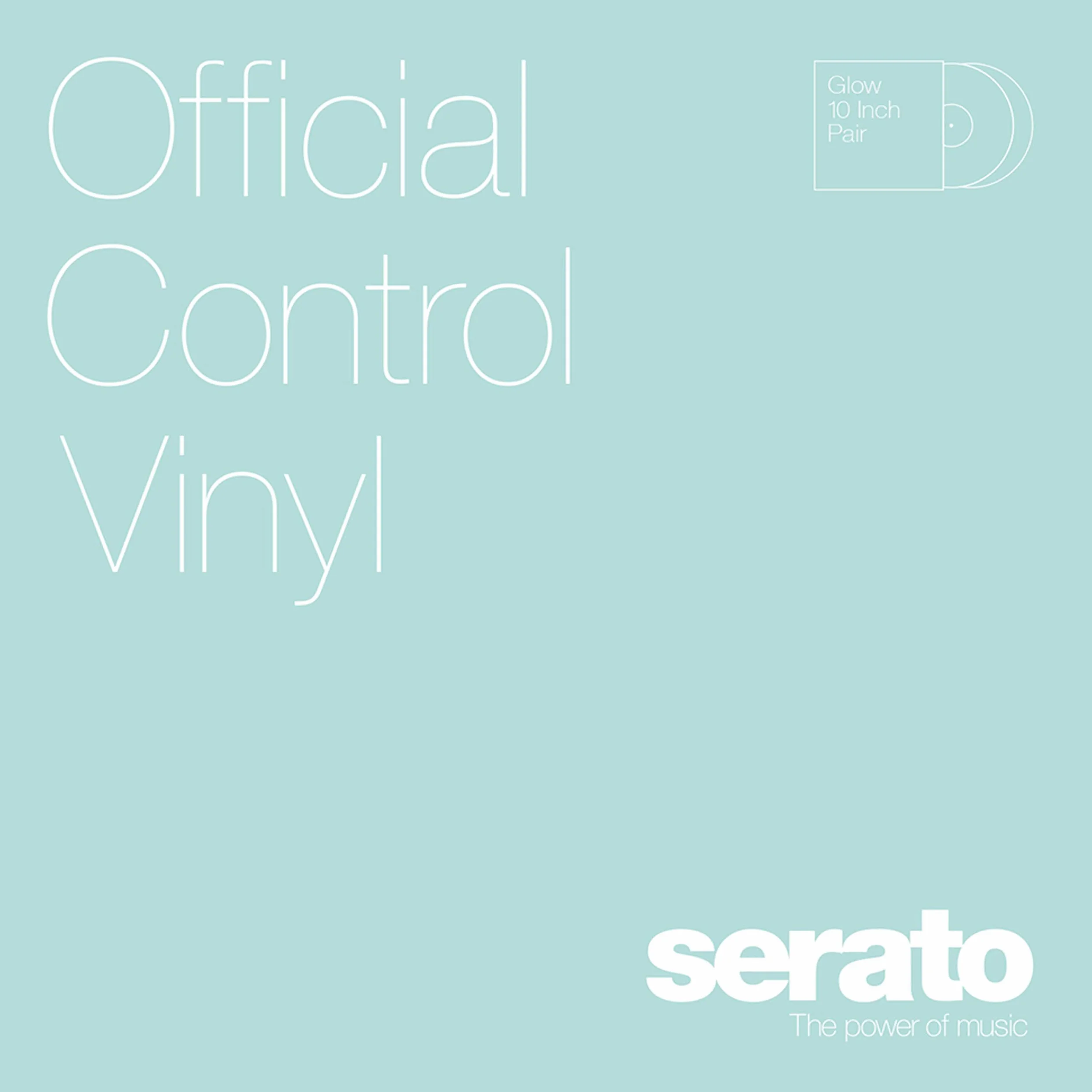 Serato Control Vinyl 10" Standard - Brille dans le noir (paire)
