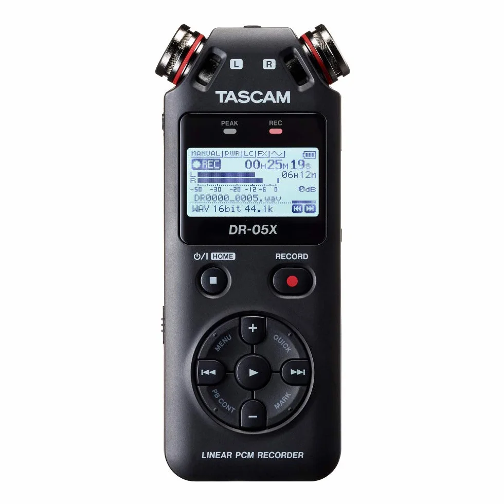 Tascam DR-05X Enregistreur vidéo numérique Portable avec Interface Audio USB