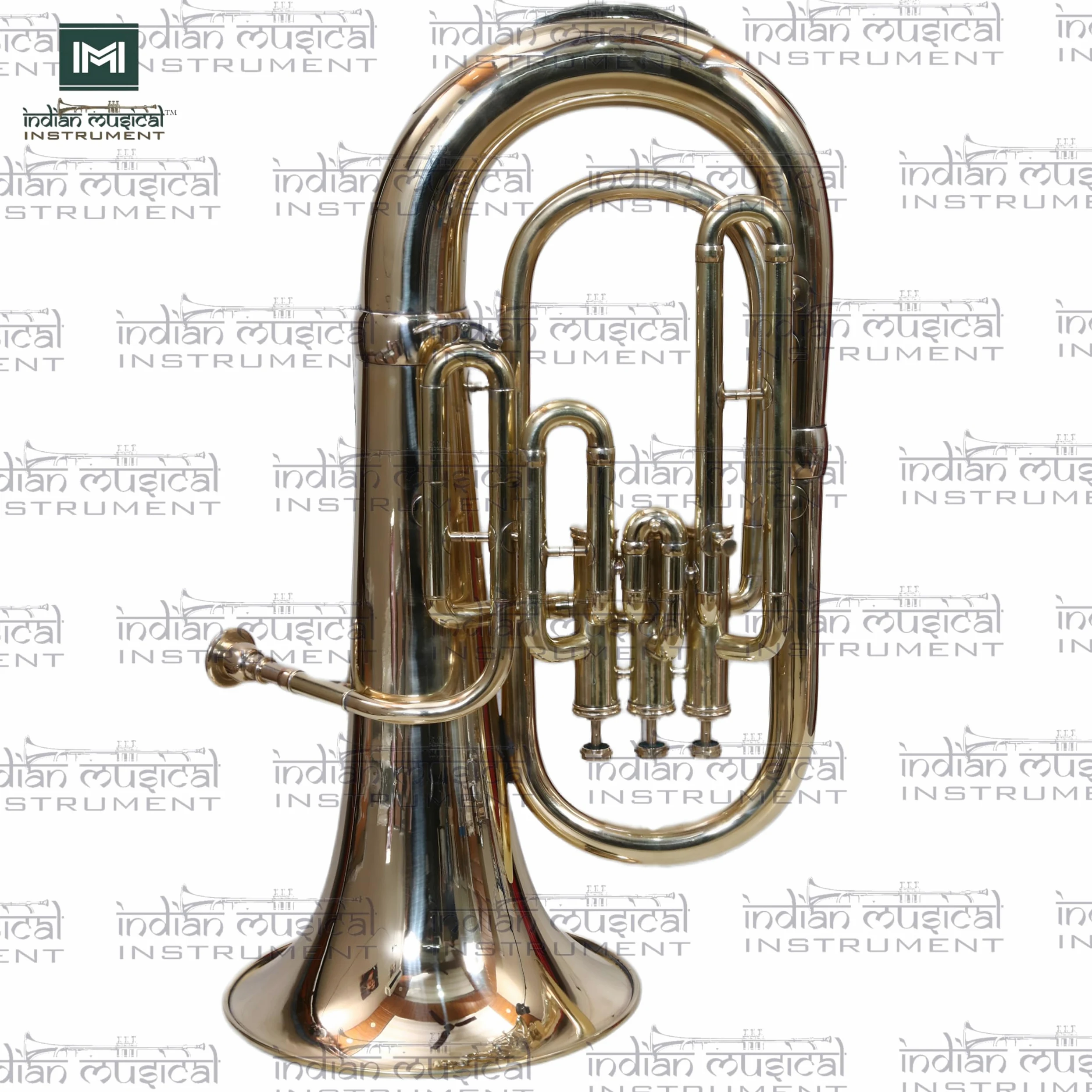 Euphonium Instrument en laiton à 3 valves avec tonalité chaude, valves lisses, pour musiciens et étudiants