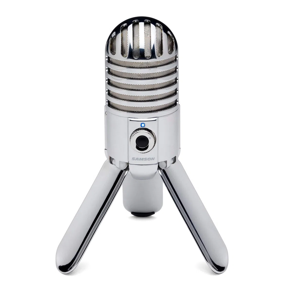 Samson Meteor Mic Microphone à condensateur USB cardioïde Chromé