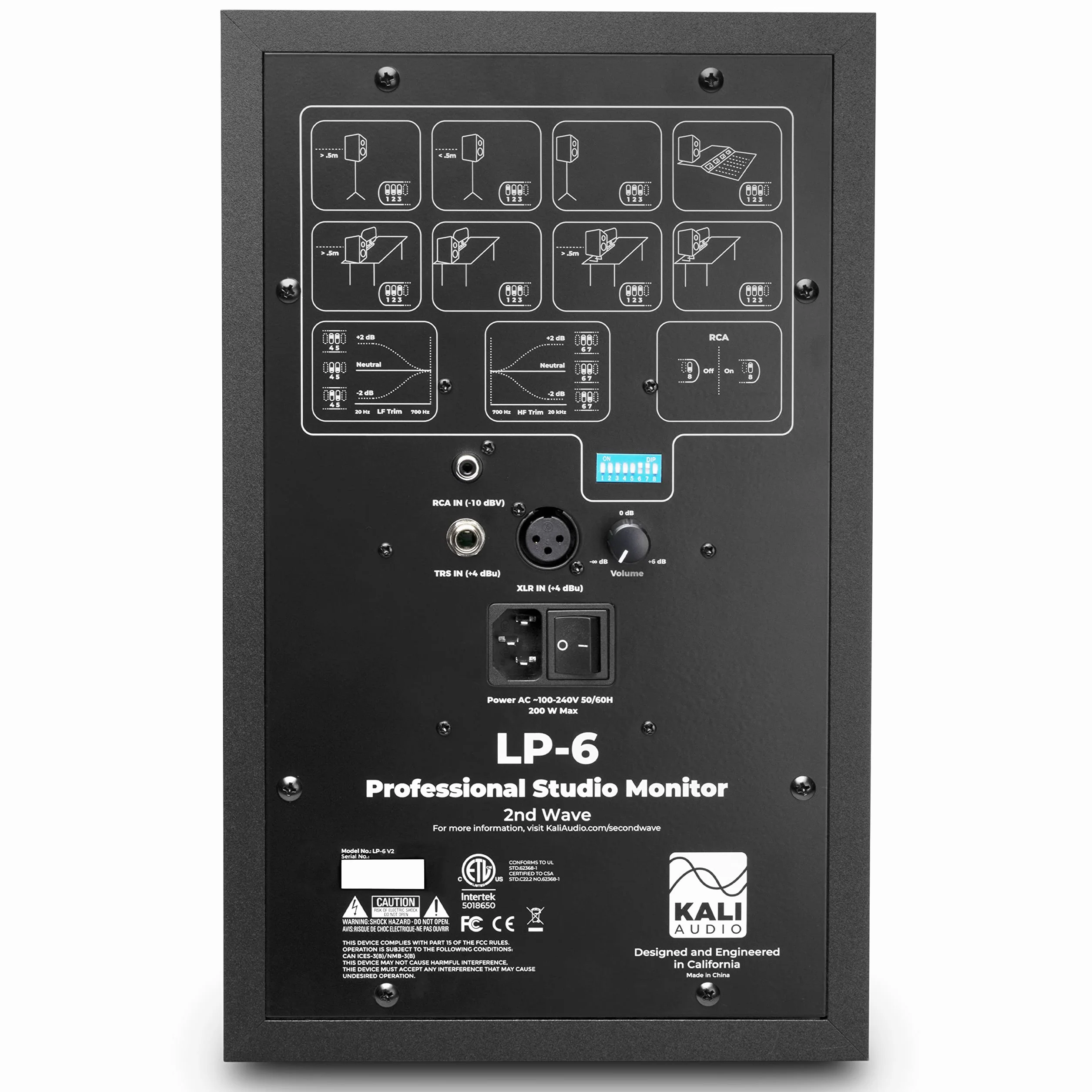 Kali - LP-6 V2 - Moniteur de studio 6.5'' bi-amplifié