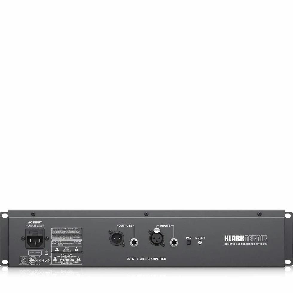 Klark Teknik 76-KT Compresseur Classique de Type FET avec Amplificateur de Classe A et Transformateurs Midas