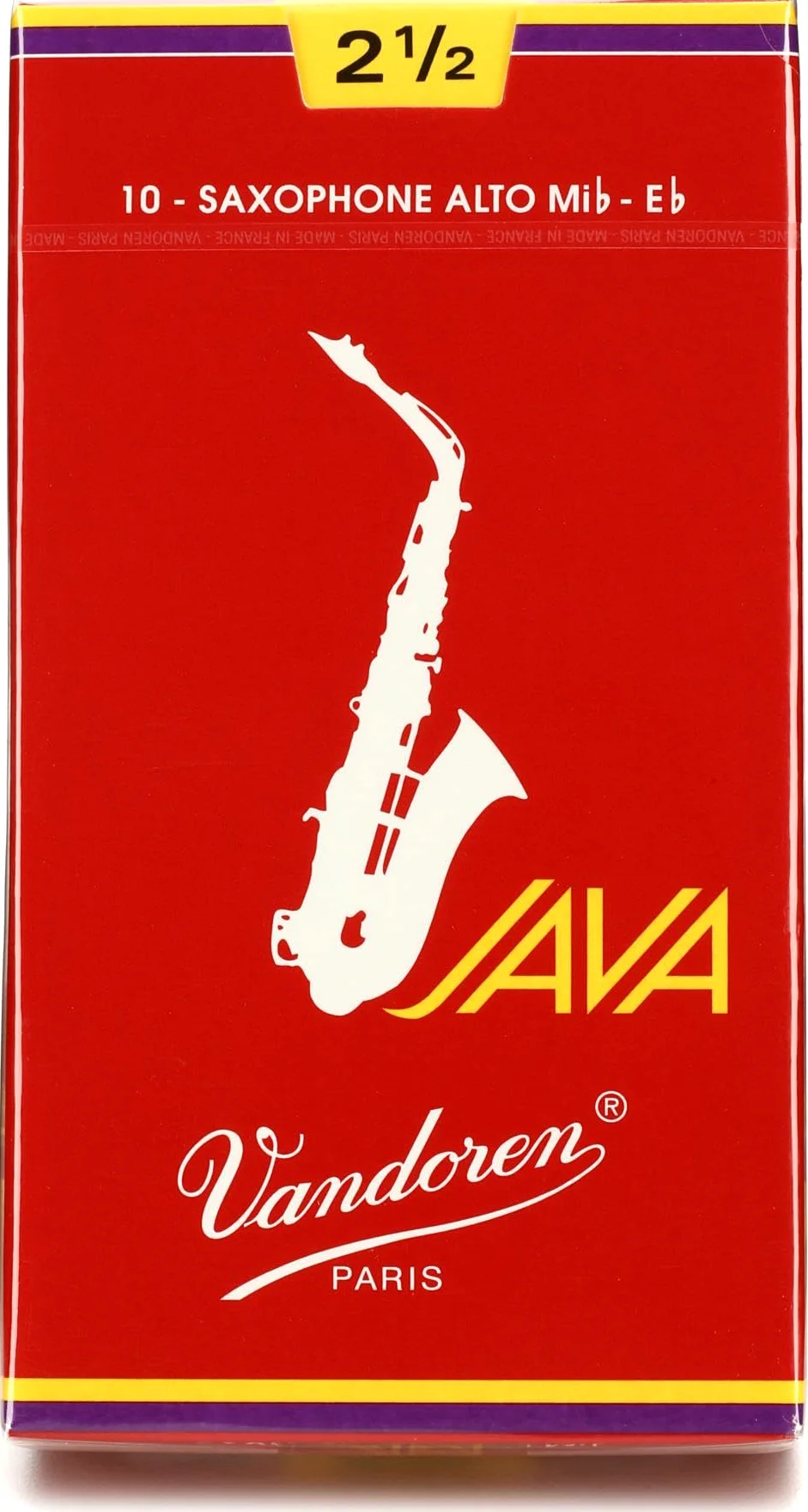 Anche Vandoren pour saxophone alto Java Filed Red Puissance : 2 1/2