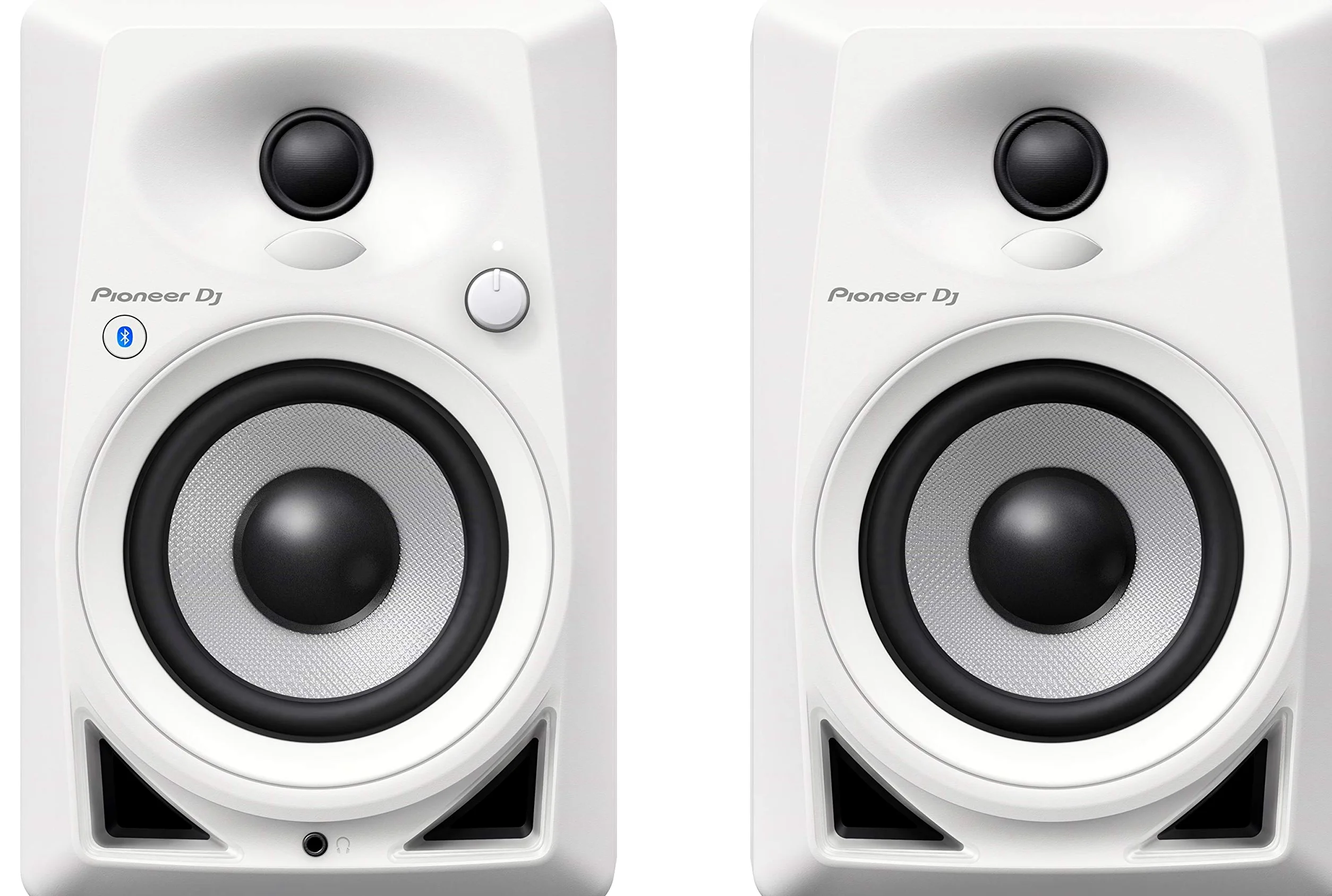Pioneer DJ DM-40BT-W Bluetooth Studio Monitors, White