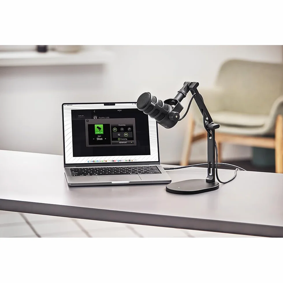 RØDE PodMic USB Microphone dynamique polyvalent de diffusion Avec connectivité XLR et USB pour les podcasts, le streaming, le jeu, la création musicale et de contenu (Noir)