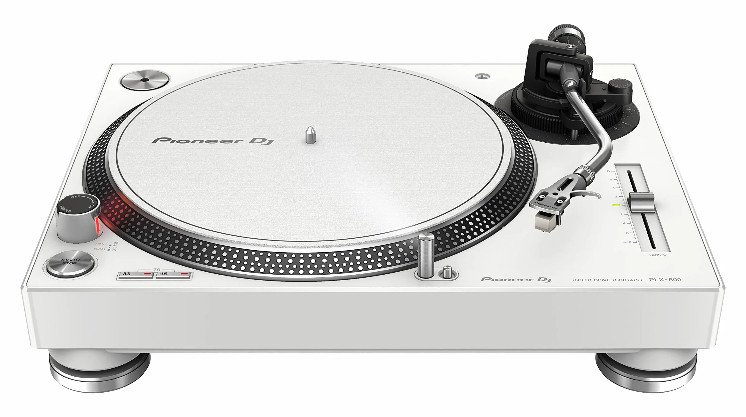 Pioneer DJ PLX-500 Platine vinyle à entraînement direct (Blanc)