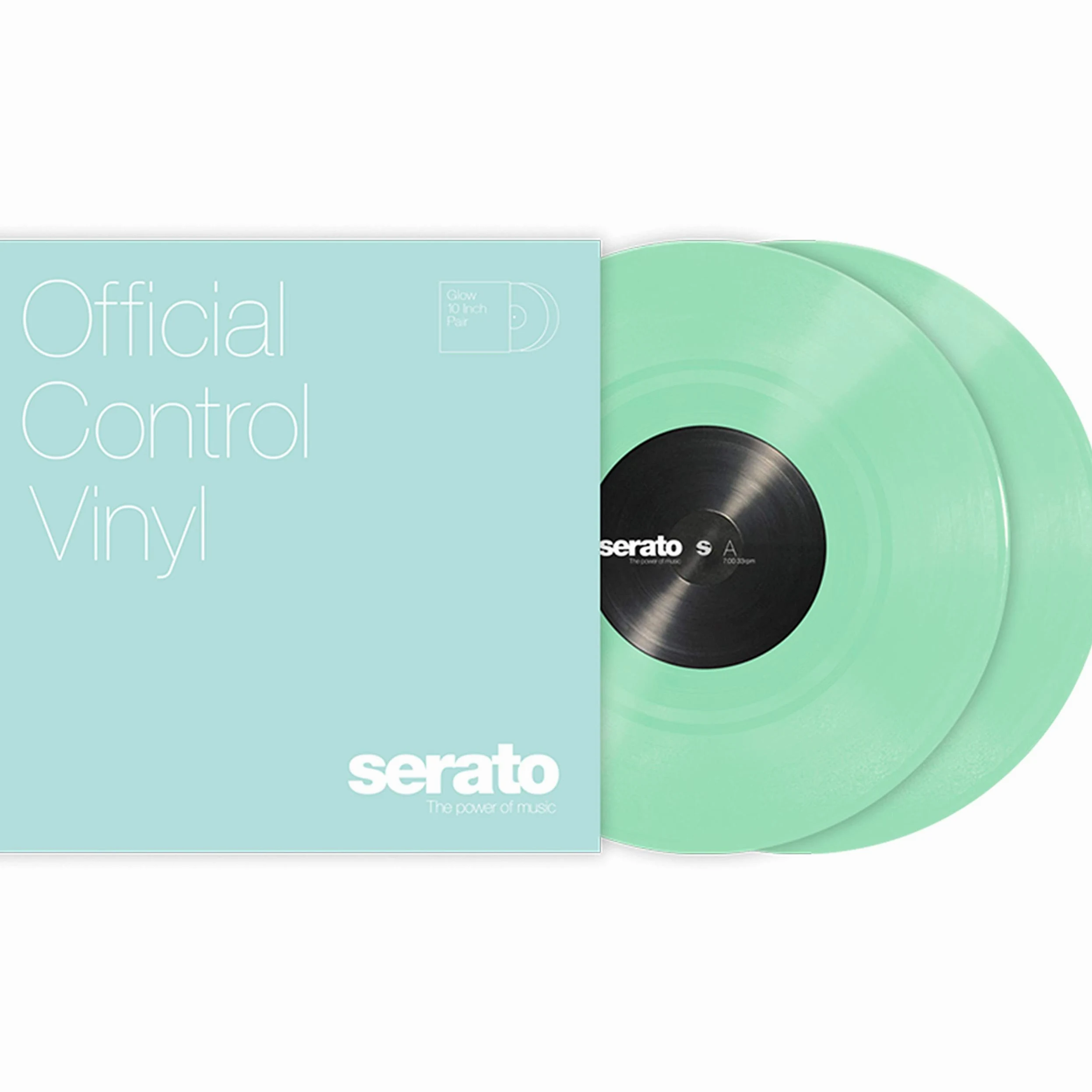 Serato Control Vinyl 10" Standard - Brille dans le noir (paire)