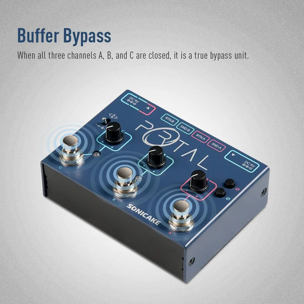 SONICAKE Active Signal Mixer Sélecteur de ligne analogique comme ABY et boucle FX Portal