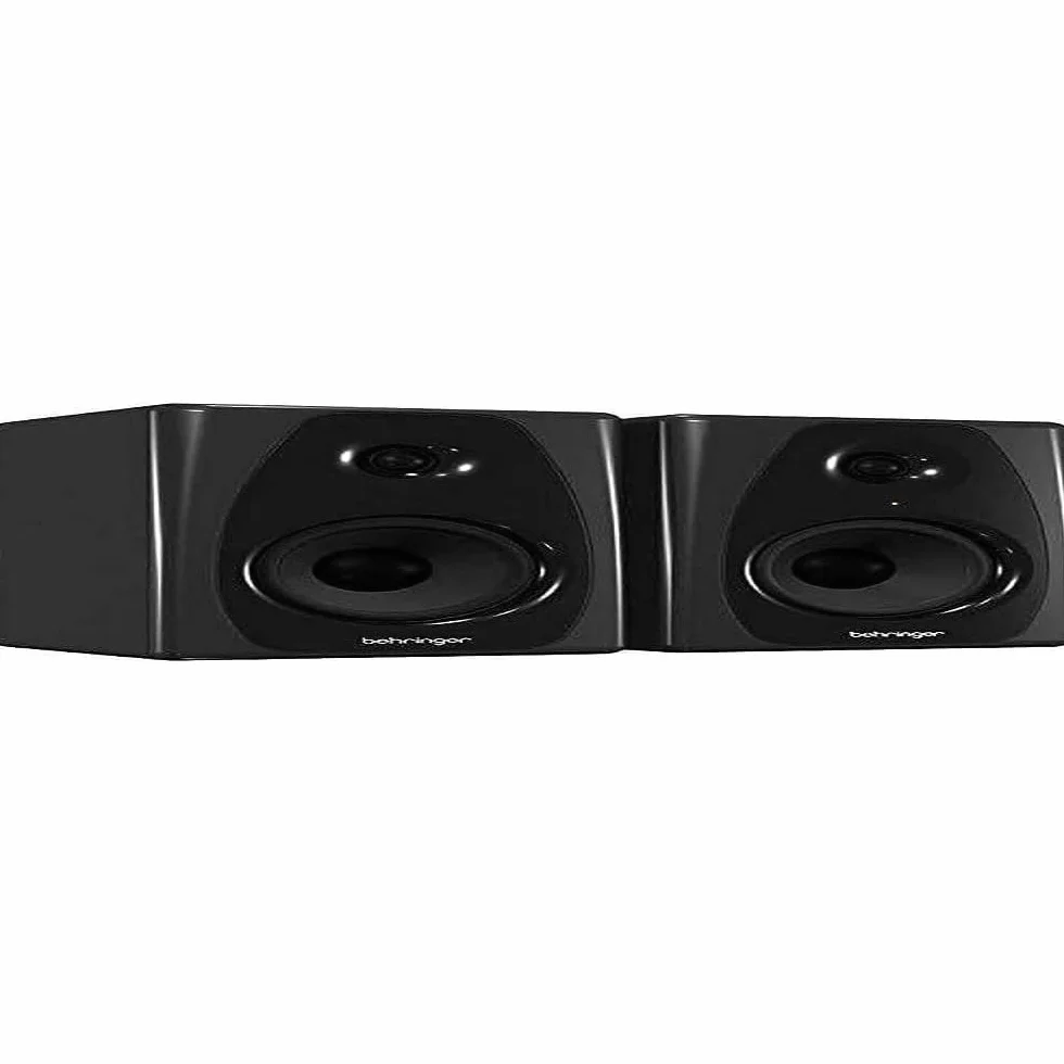 Behringer Studio 50Usb Paire D'Enceintes de Monitoring Actives Numériques Haute Résolution Bi-Amplification, 150 Watts avec Entrée Usb
