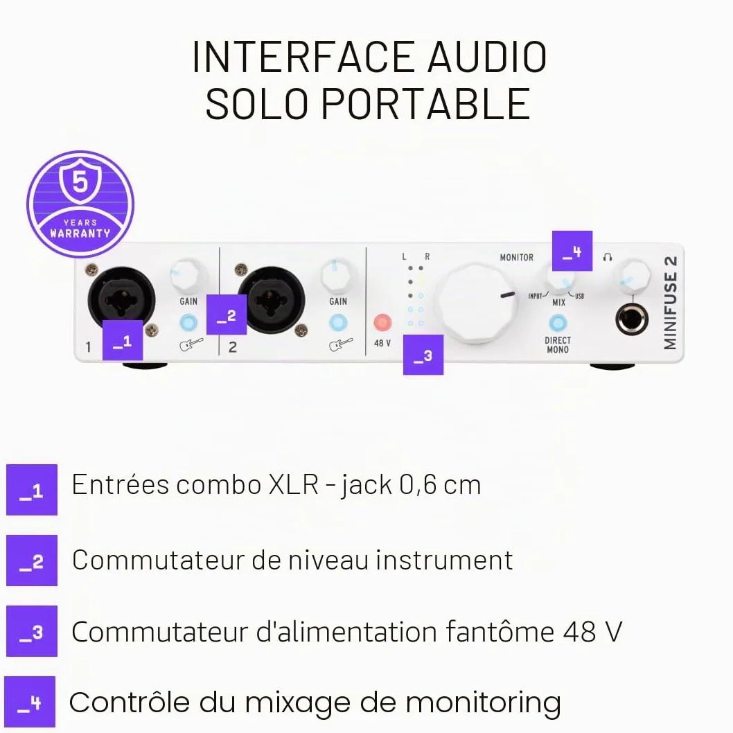 MiniFuse 2 White