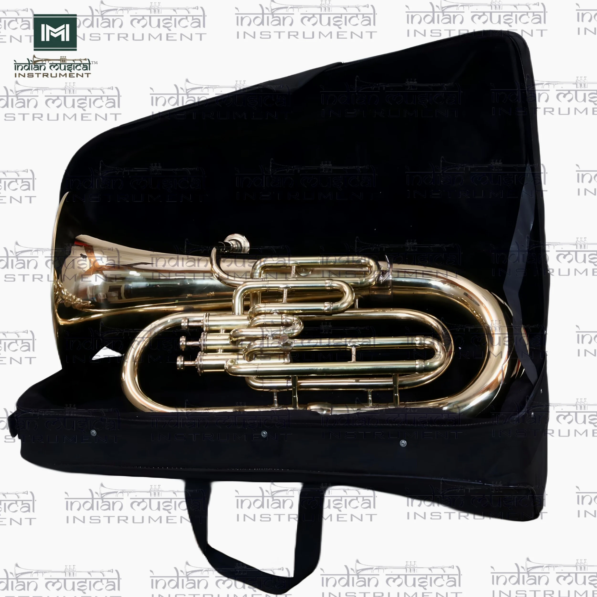 Euphonium Instrument en laiton à 3 valves avec tonalité chaude, valves lisses, pour musiciens et étudiants