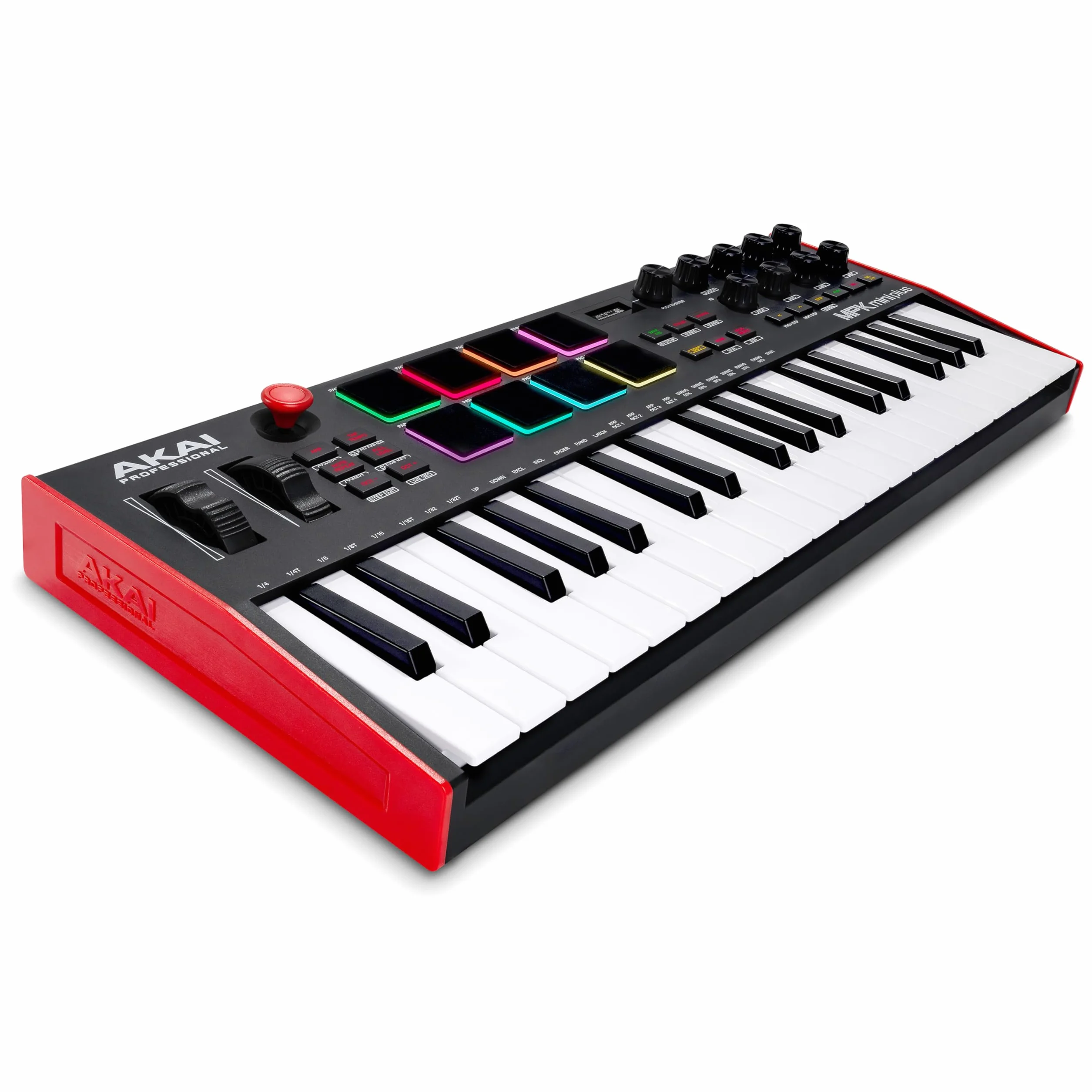 Akai Professional MPK Mini Plus - Clavier MIDI USB à 37 Touches avec Huit Pads MPC, Molettes, Logiciel de Production et Native Instruments Sound Package