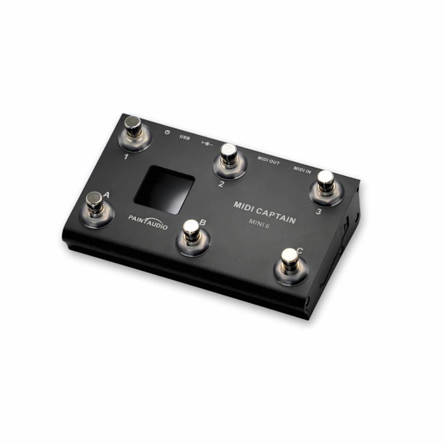 PAINTAUDIO Contrôleur MIDI Captain Nano 4/Mini 6 pieds Multi-Effets Claviers Synthétiseur USB-MIDI Logiciel musical Bias Support tous les PC/CC/Note Commander (MIDI Captain Mini 6)