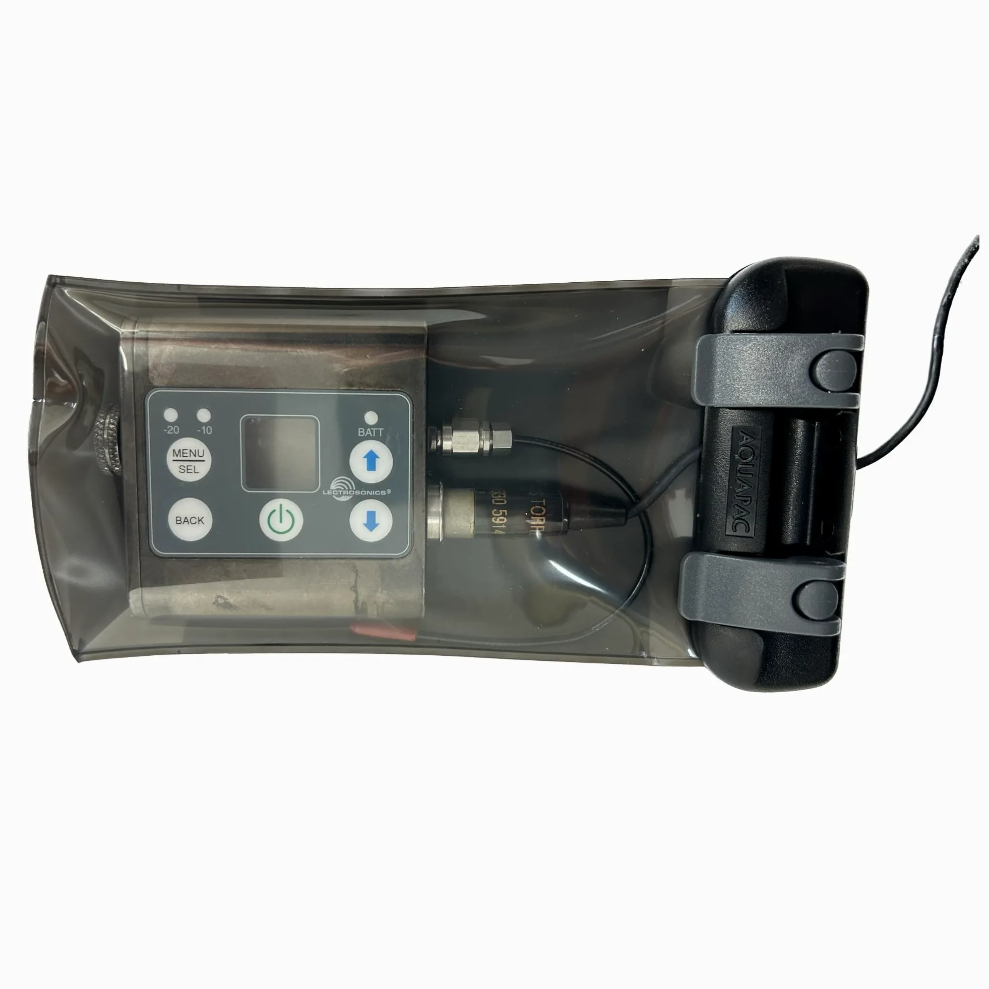 Aquapac ÉTui éTanche pour Microphone Radio, Petit, Garantie 5 Ans, Fabriqué Au Royaume-Uni, Ingénieur du Son Professionnel, Appareils éLectroniques Spécialisés Filaires