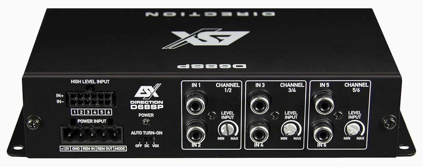 ESX D68SP Processeur numérique DSP 6 canaux avec sortie 8 canaux