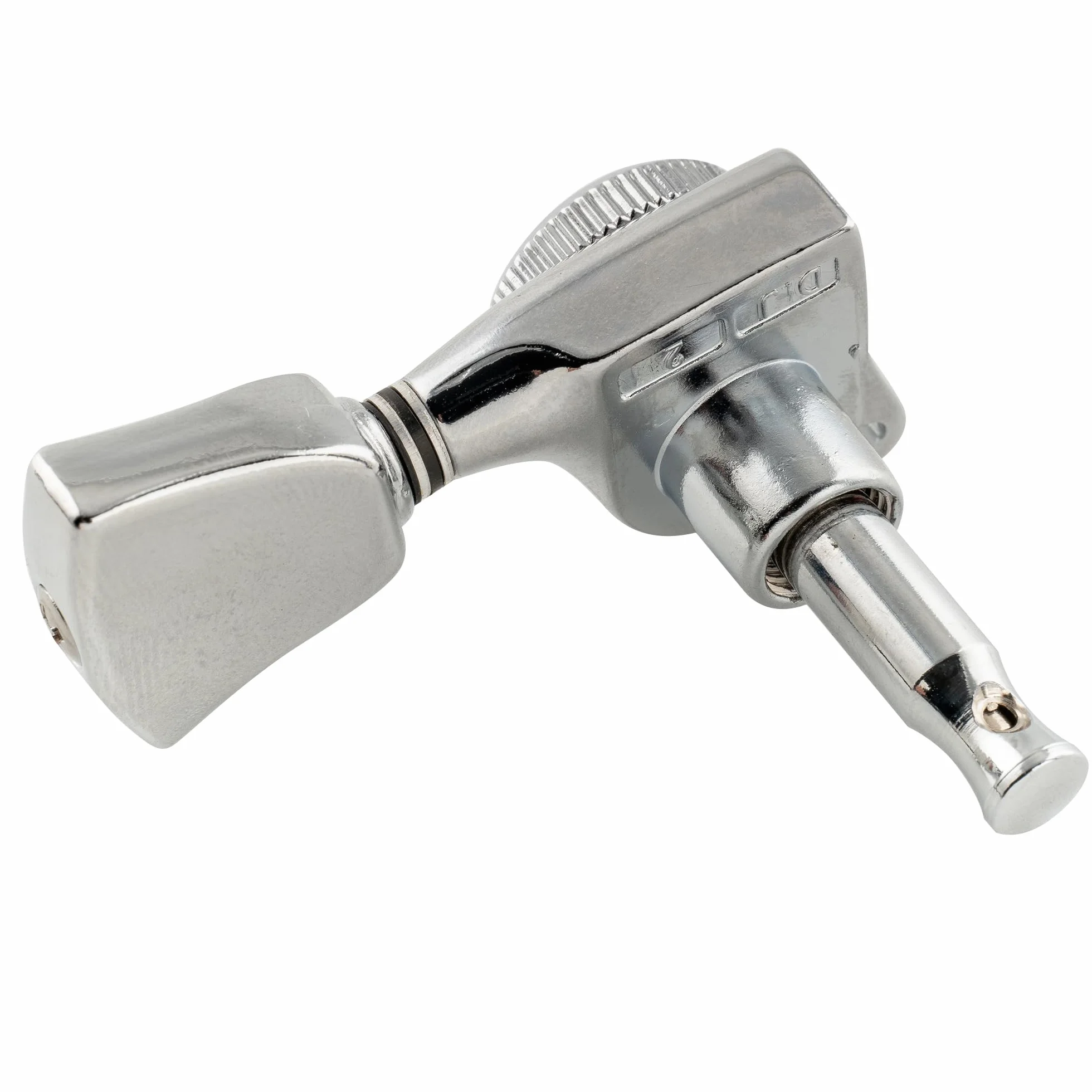Musiclily Pro 3x3 Ratio 18:1 Guitare Mécaniques Bloquante Locking Tuners Boutons Keystone pour Guitare électrique/Acoustique Style LP, Chrome