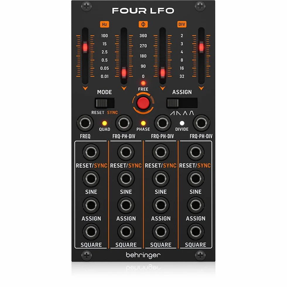 Behringer FOUR LFO Quad LFO avec formes d'onde assignables pour Eurorack