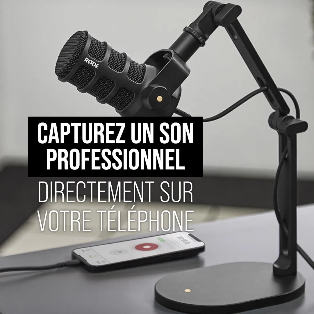 RØDE PodMic USB Microphone dynamique polyvalent de diffusion Avec connectivité XLR et USB pour les podcasts, le streaming, le jeu, la création musicale et de contenu (Noir)