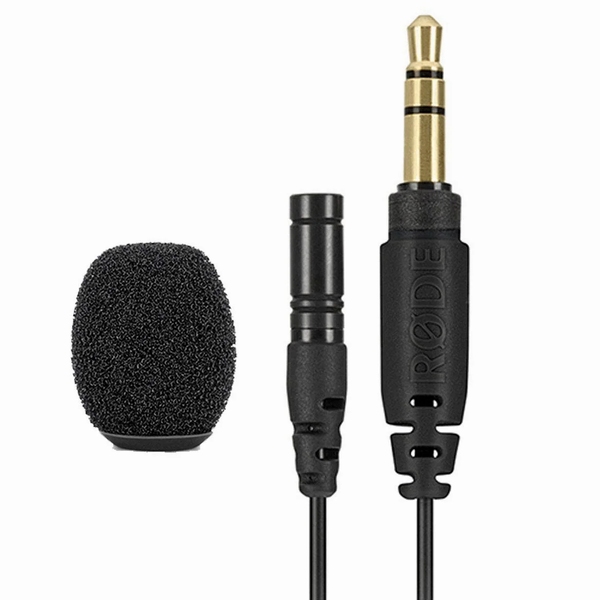 Rode Lavalier GO Microphone cravate + bonnettes anti-vent à fourrure Keepdrum WS05