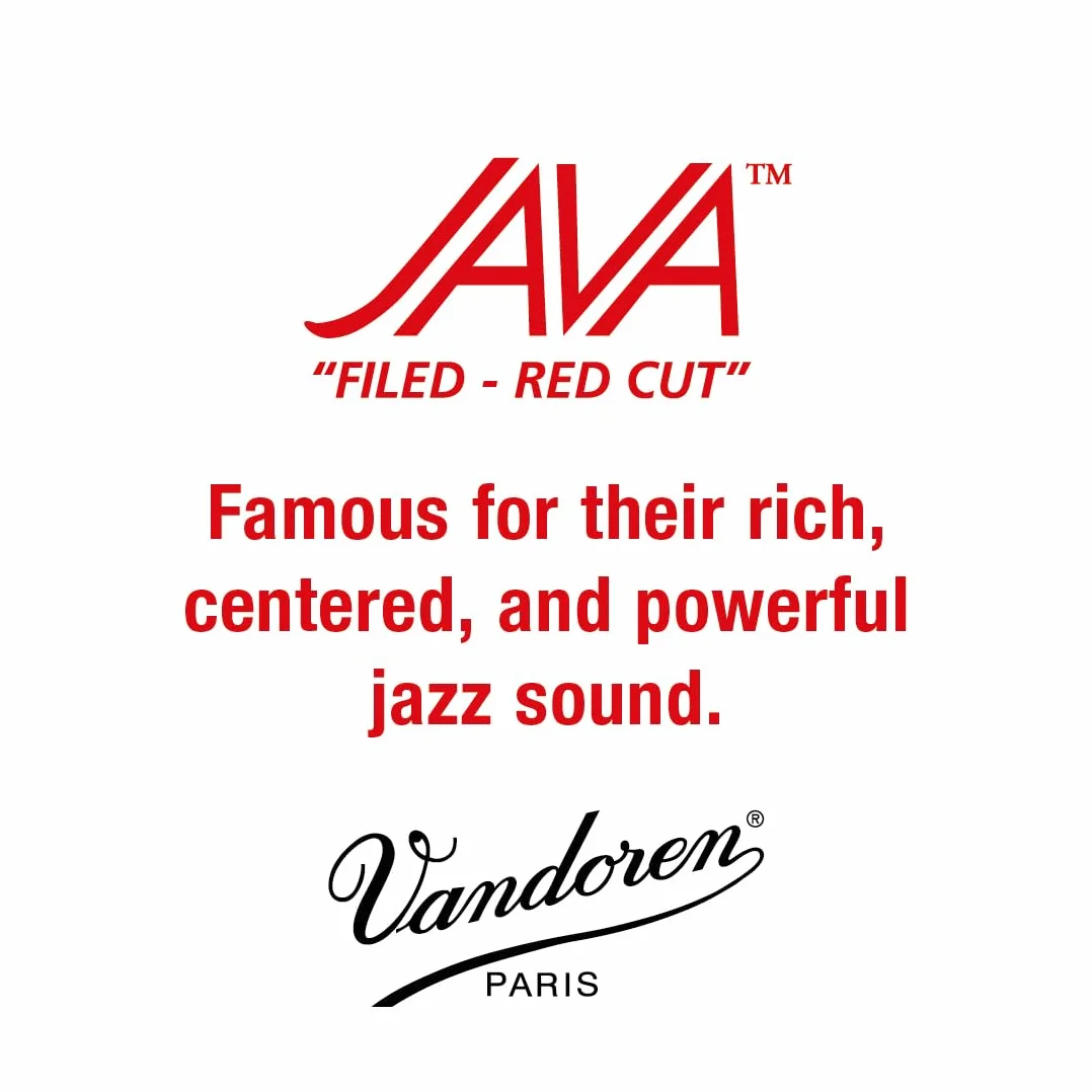 Anche Vandoren pour saxophone alto Java Filed Red Puissance : 2 1/2