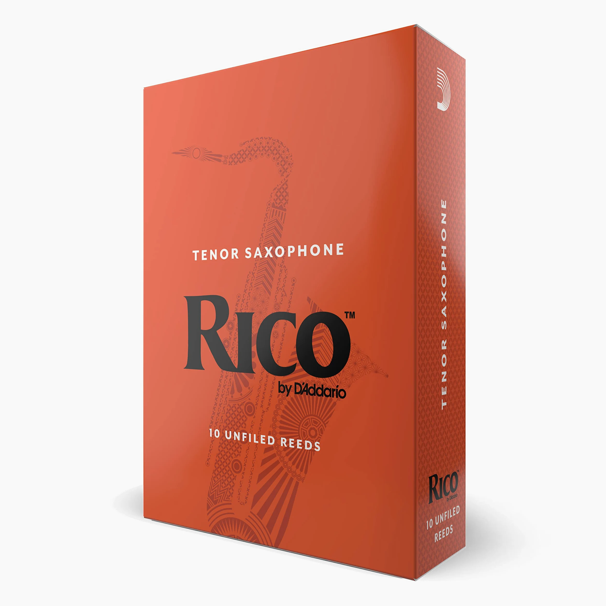 Anches de saxophone ténor D'Addario Rico, force 2.5 paquet de 25