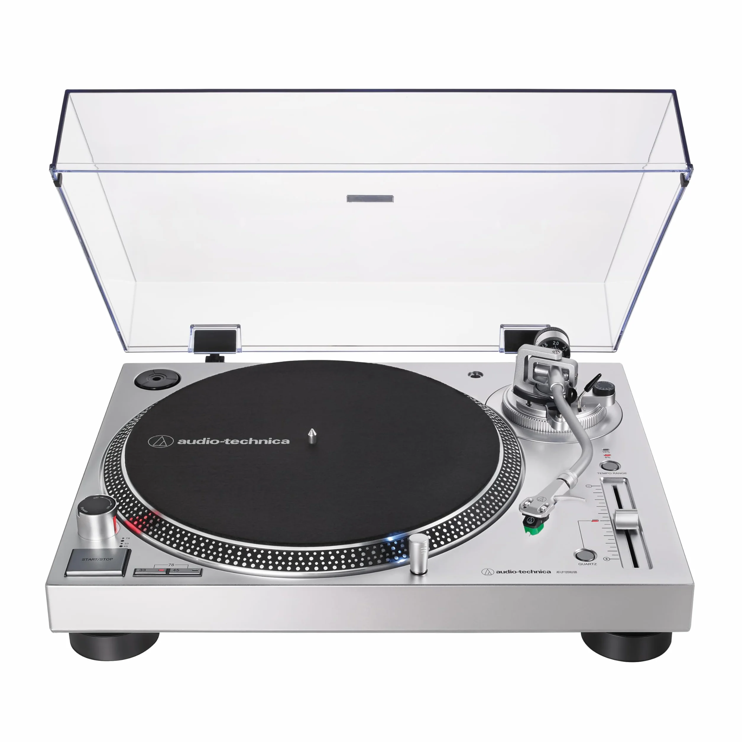 Audio-Technica AT-LP120XUSB-BK Direct-Drive Turntable, Black