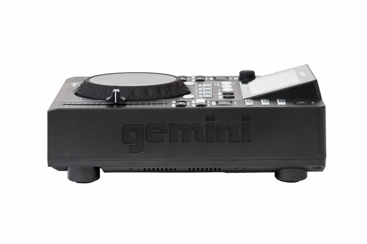 Gemini MDJ-600 Lecteur multimédia pour DJ avec écran Couleur 4,3" et molette de défilement de 5"