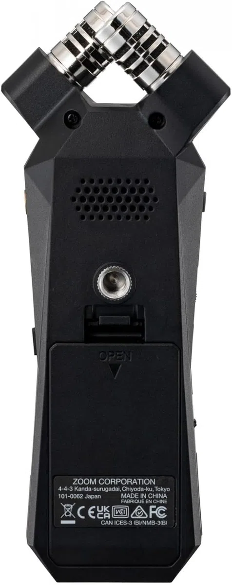 Zoom H1essential Ensemble enregistreur audio portable 2 pistes 32 bits avec APH-1e avec pare-brise poilu, coque rembourrée, adaptateur secteur et câble USB C