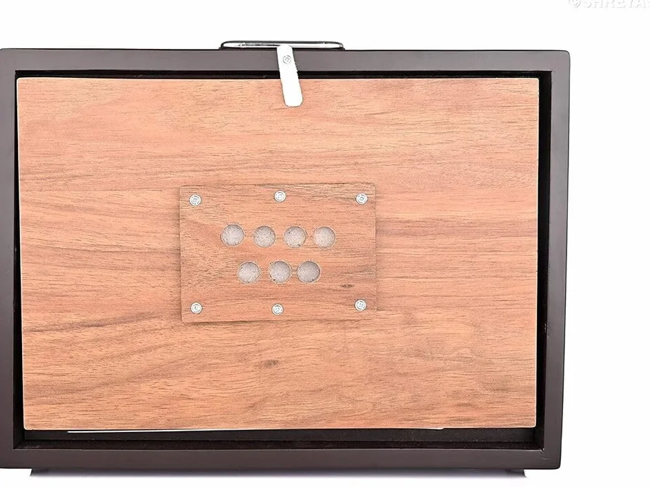 Shruti Box Grande boîte 38,1 x 30,5 x 7,6 cm, en bois de cerisier sur demande du client
