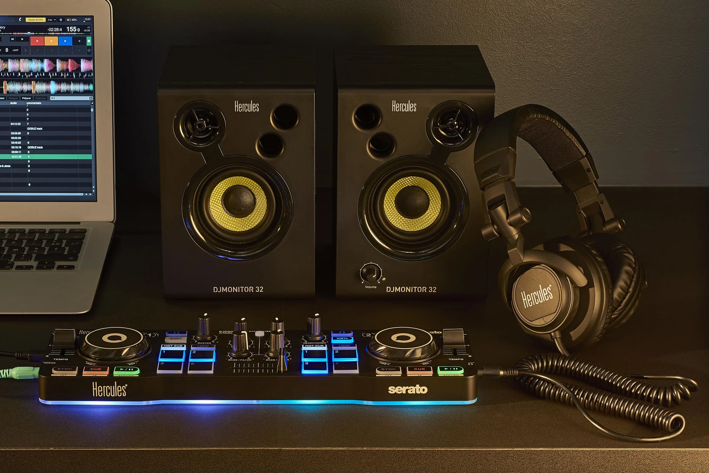 Hercules DJStarter Kit - Le kit complet pour commencer le Djing avec Serato DJ Lite