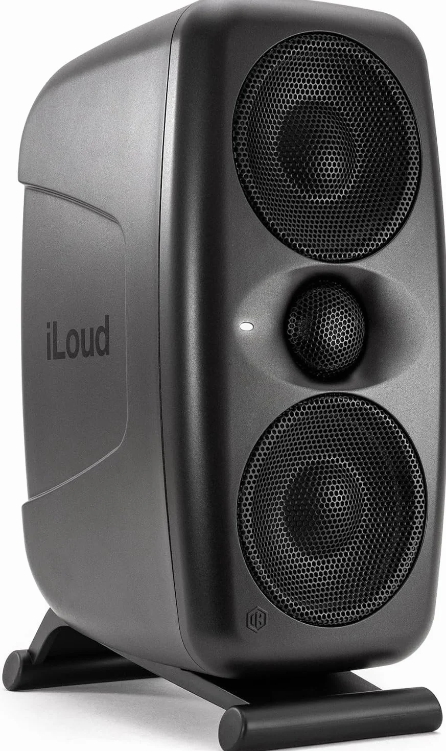IK Multimedia iLoud MTM MKII - Paire de moniteurs de studio compacts haut de gamme de nouvelle génération avec correction ARC intégrée, émulation de haut-parleur, 100W. Micro ARC inclus. Noir