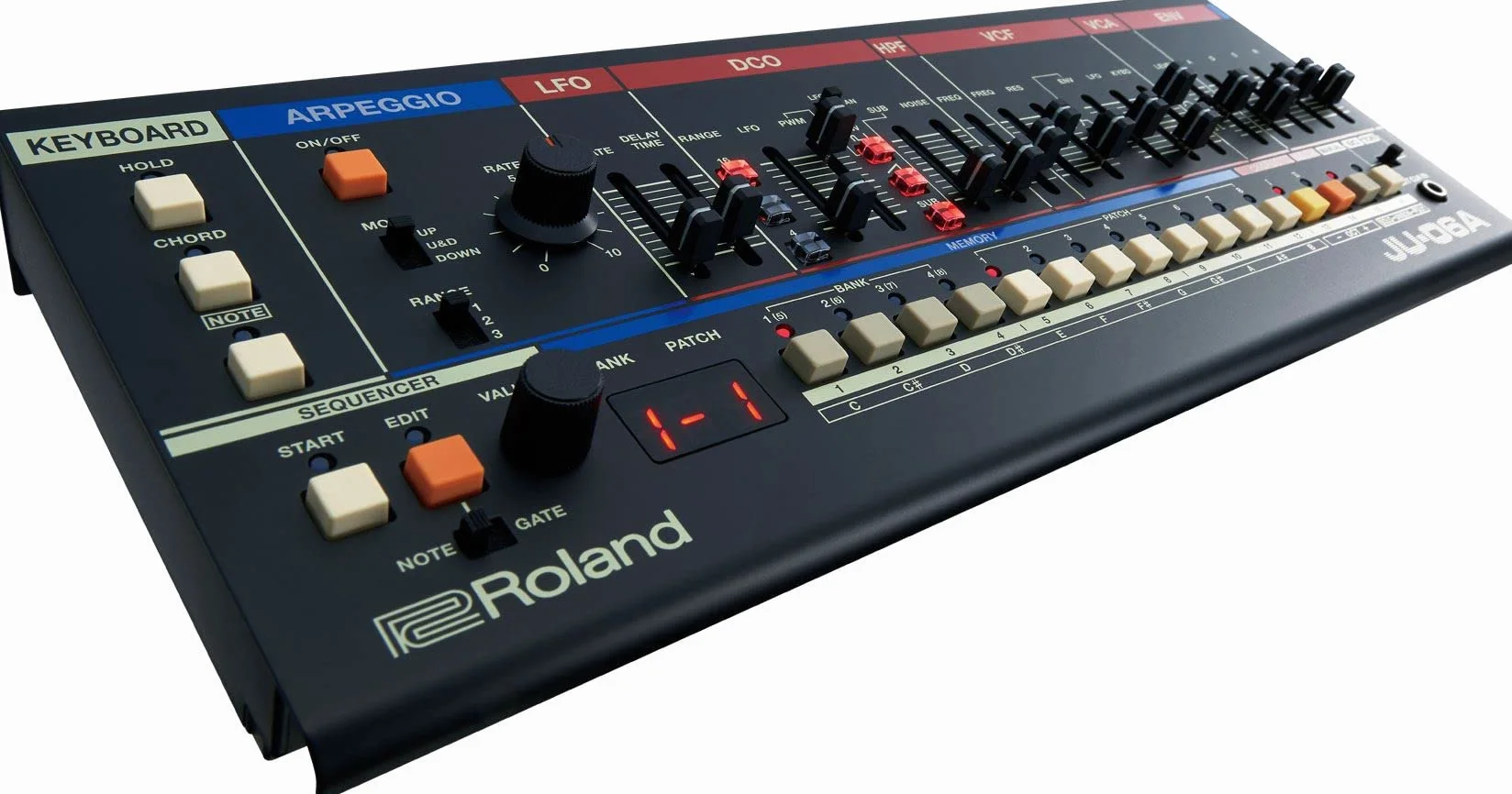 Module de sons JU-06A Roland, le son des années 1980