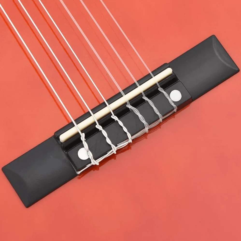 vidaXL Ensemble de Guitare Classique pour Débutants 8 pcs, Instruments d'Apprentissage de Musique, Kit de Accessoires de Guitare, 1/2 34"