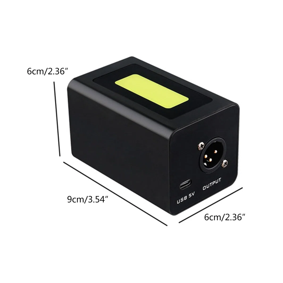 Alimentation professionnelle USB 48 V Phantoms pour enregistrement de musique, micro à condensateur, diffusion en direct