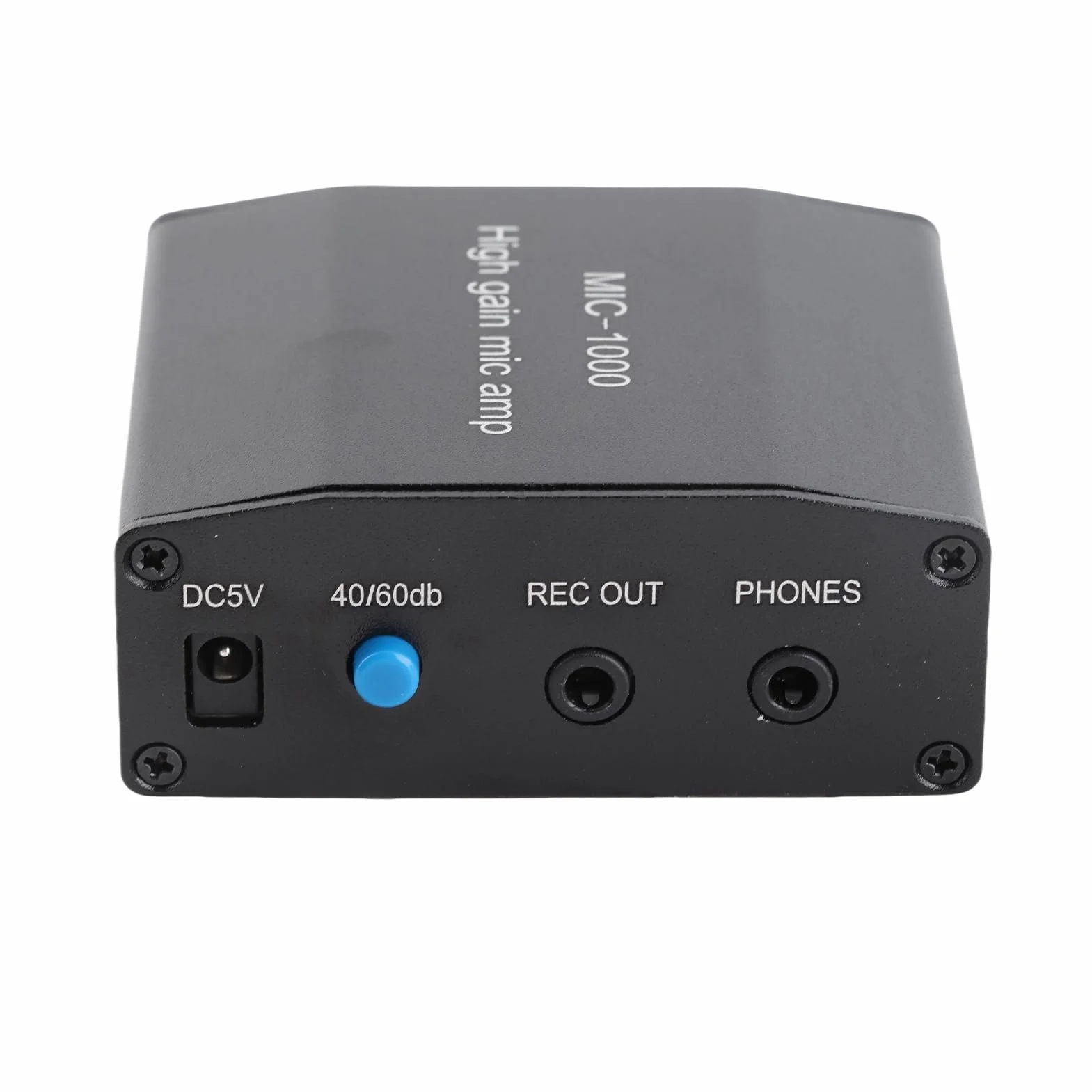 Source et Conditionnement Microphone Amplificateur Micro pour Ampli Audio Haut Gain 1000 Fois Amplification Kit D'accessoires Préamplis