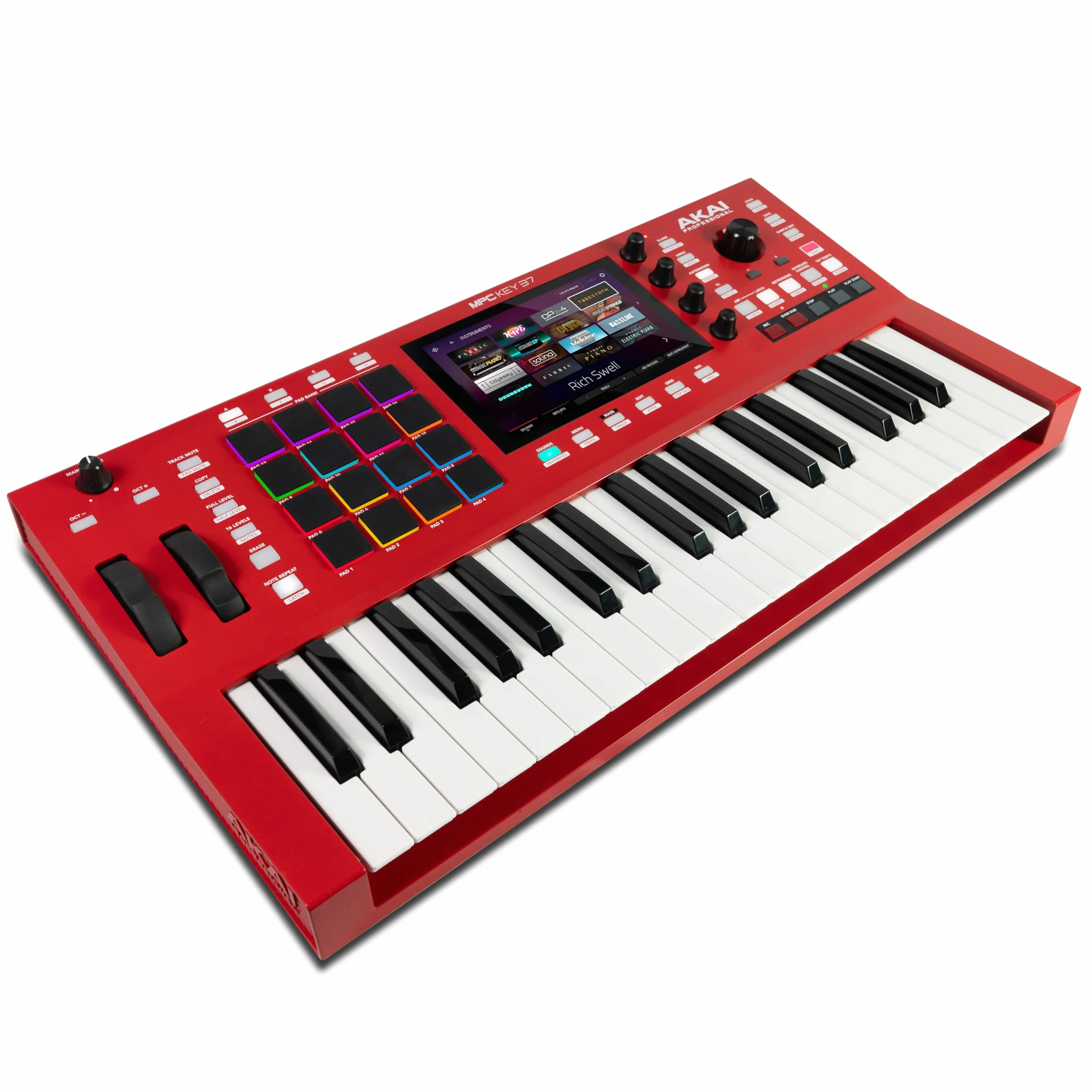 Akai Professional MPC Key 37 Synthétiseur de Production Autonome, Boîte à Rythmes, Clavier MIDI, avec Wi-Fi, Bluetooth, Écran Tactile, Plug-ins et Intégration Native Instruments
