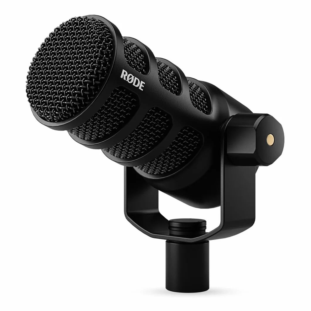 RØDE PodMic USB Microphone dynamique polyvalent de diffusion Avec connectivité XLR et USB pour les podcasts, le streaming, le jeu, la création musicale et de contenu (Noir)
