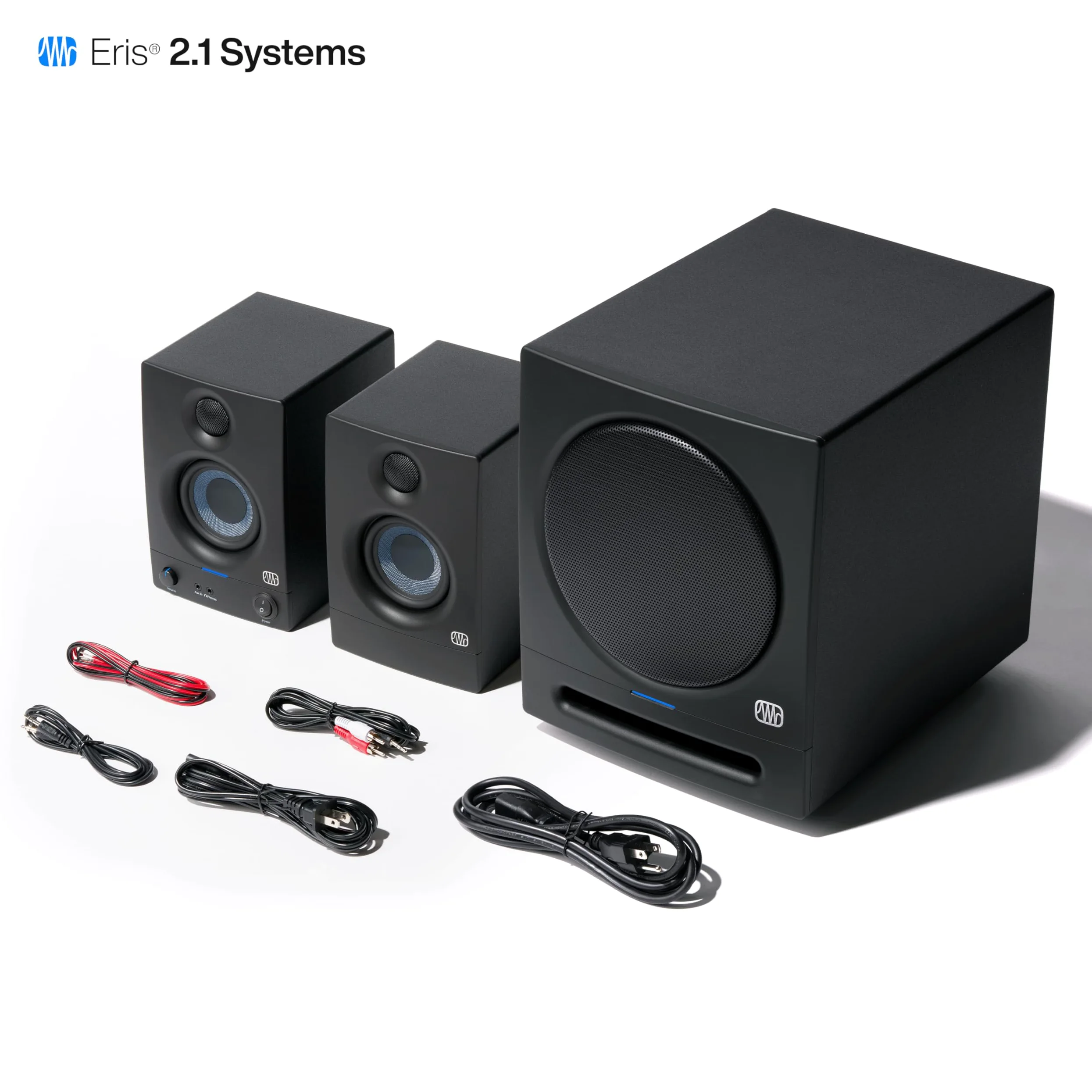 PreSonus Eris E3.5, Enceintes de Monitoring Studio, Paire, 3.5 ", 2 Voies, Multimédia Haute Définition