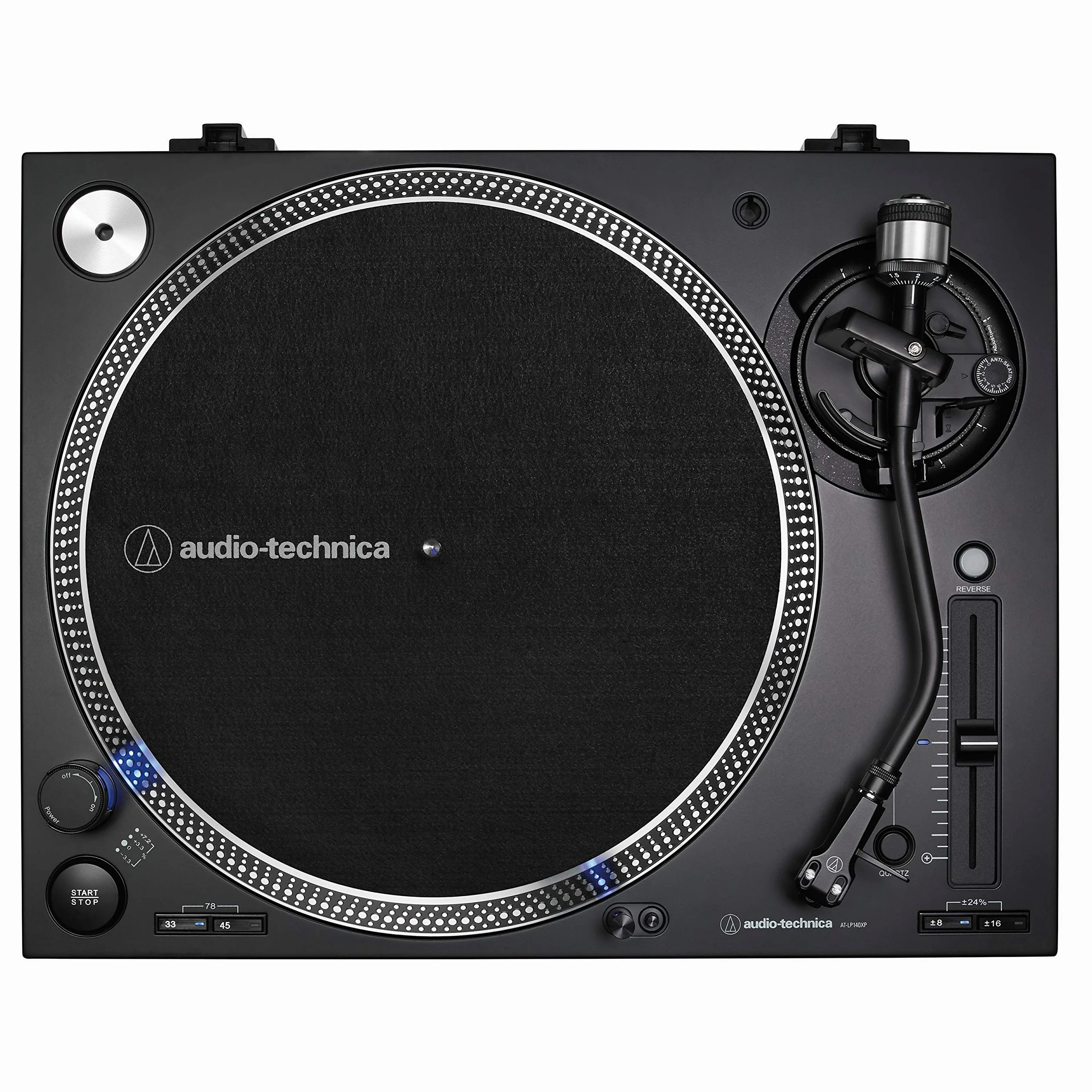 Audio-Technica AT-LP140XP Platine professionnelle à entraînement direct - Noir