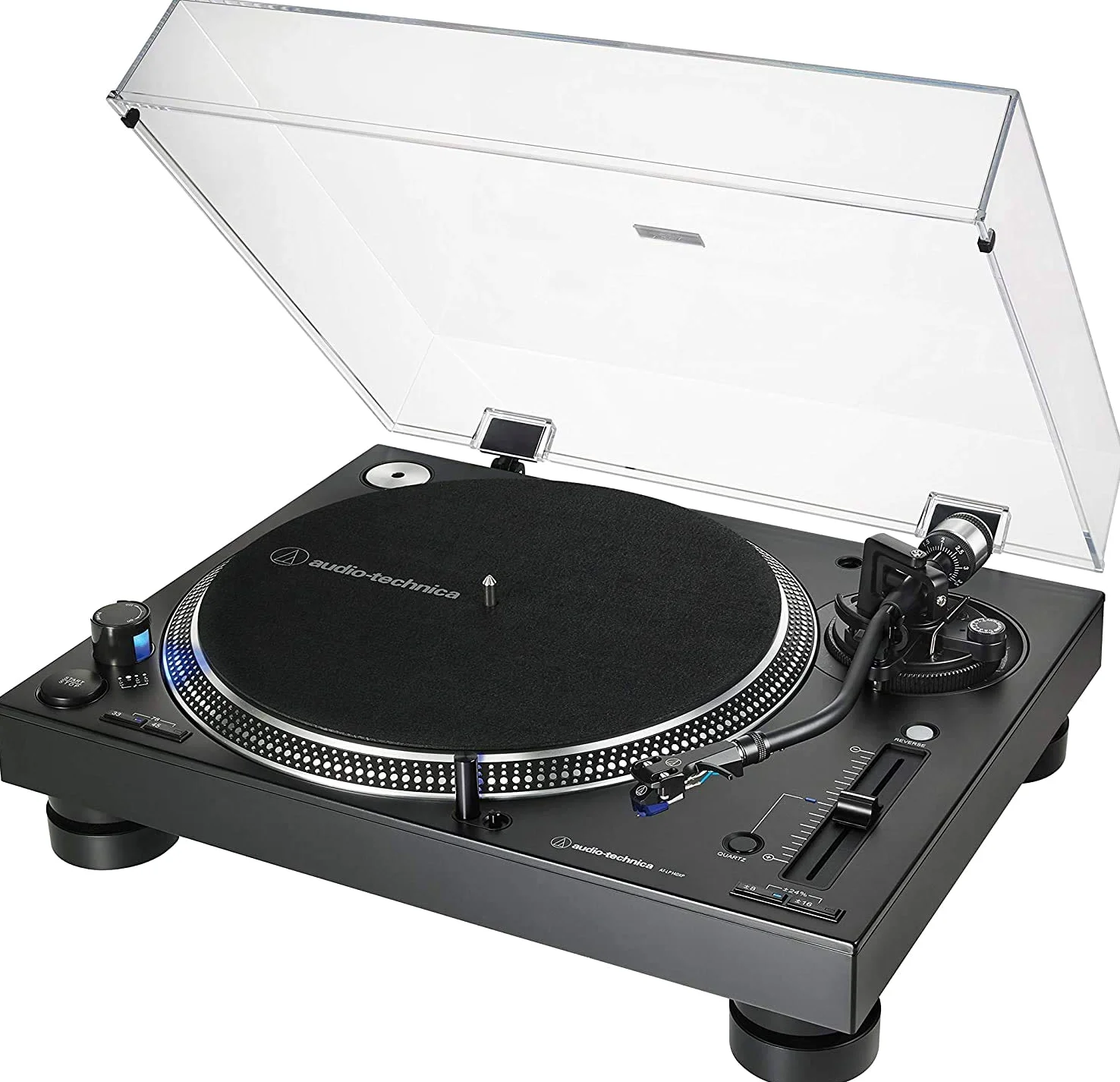 Audio-Technica AT-LP140XP Platine professionnelle à entraînement direct - Noir