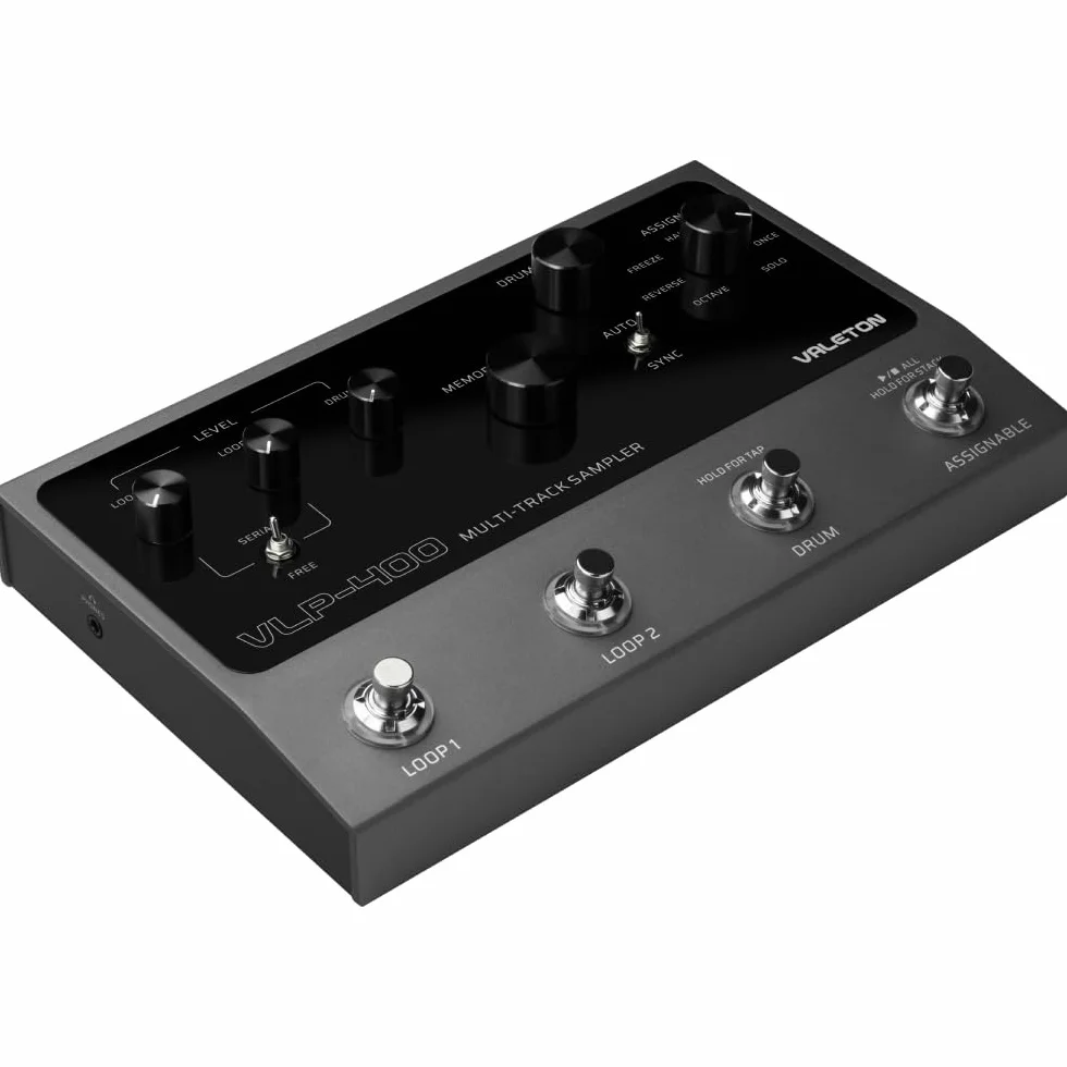 Valeton Échantillonneur multi-pistes VLP-400 avec 4 pédaliers – Deux boucleurs complets et machine à tambour