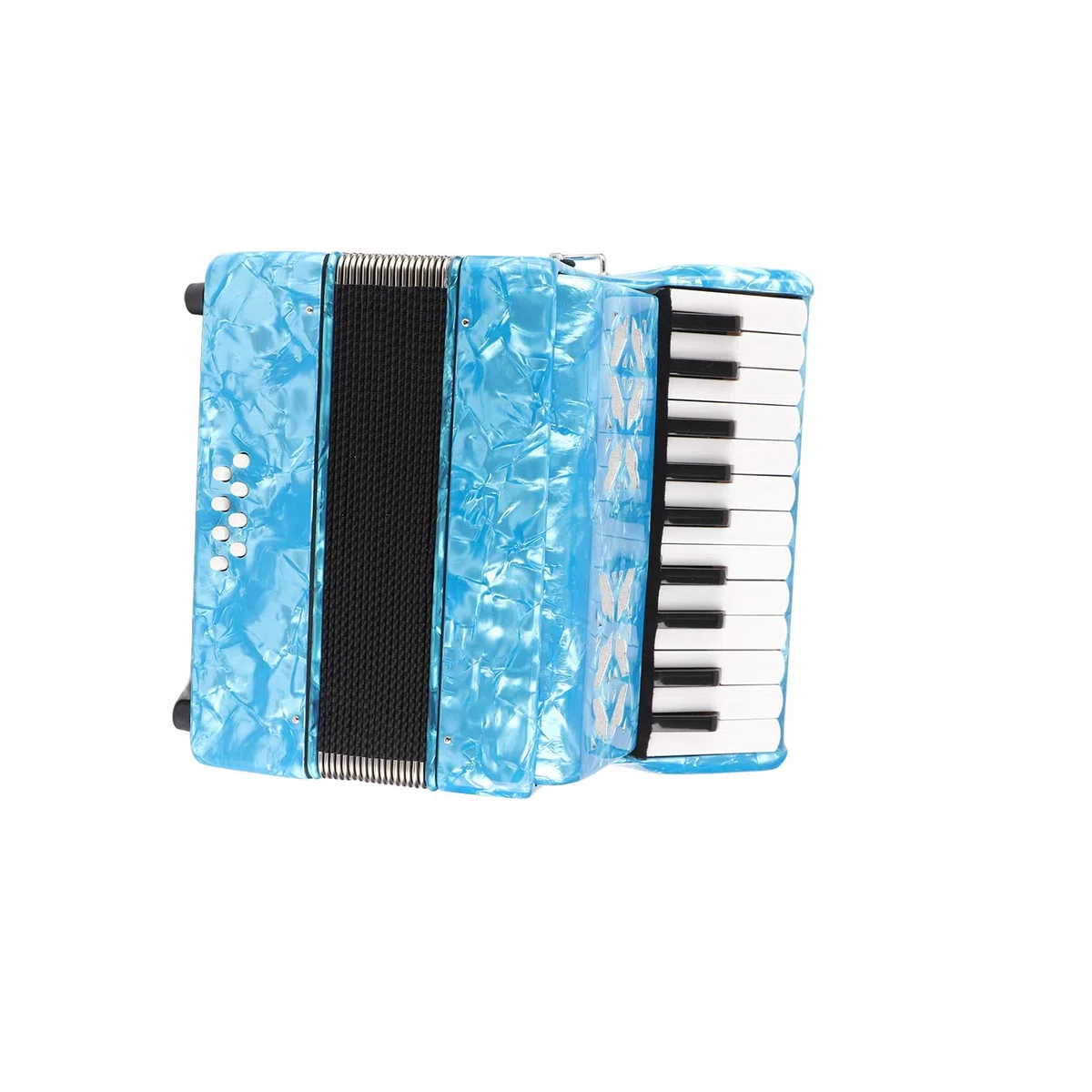 Accordéon, Accordéons Durables à 22 Touches pour Débutants (bleu ciel)